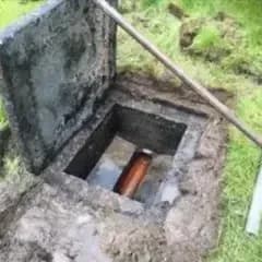 Liphook, Drain inspection chamber cleared and flowing freely after a callout