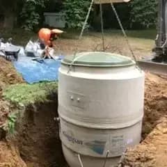 Midhurst, Installing a residential sewage treatment plant on a rural property